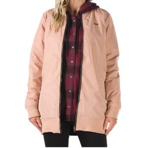 Vans boom boom reversible jacket pink & black